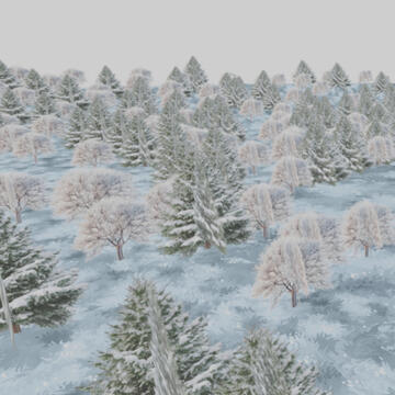 Forest Distance Render